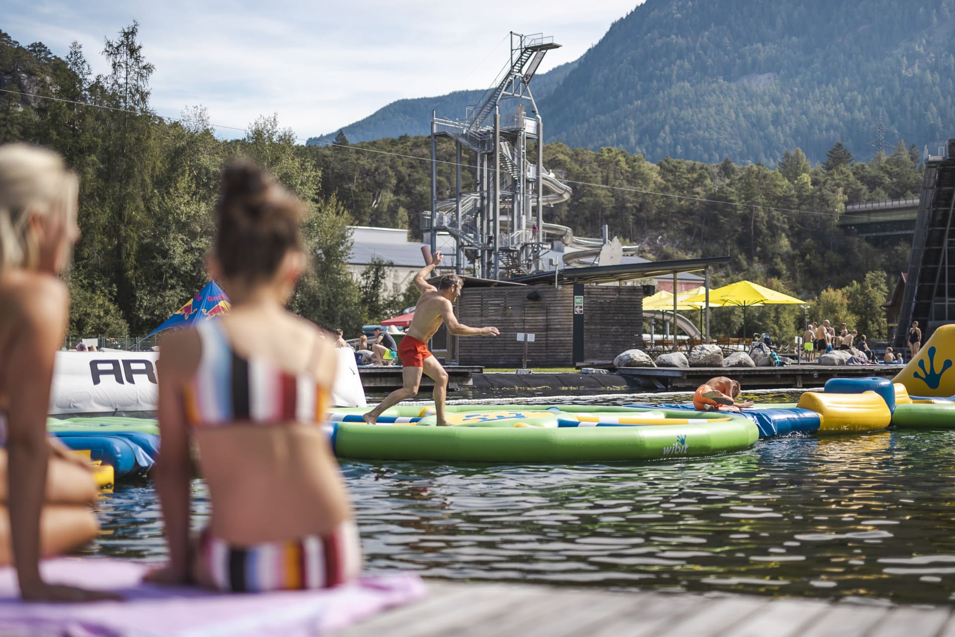 Action und Wassersport in der Area 47