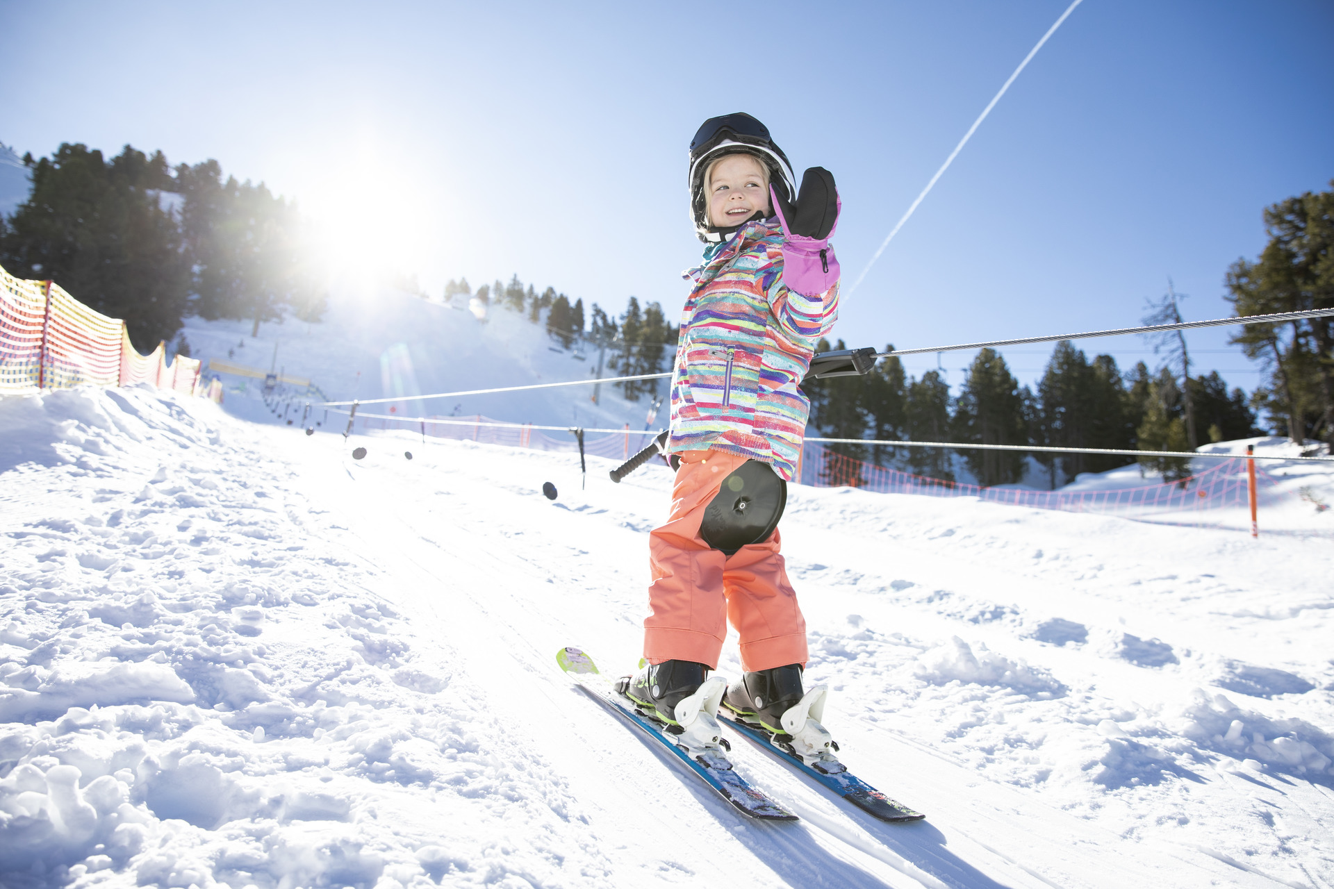 Skifahren im Skigebiet Hochoetz